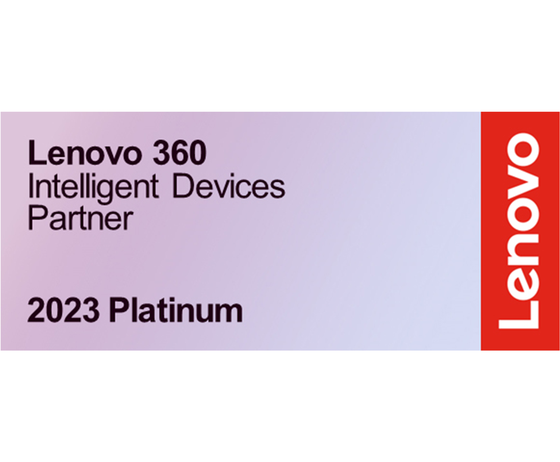 Lenovo 360 Intelligent Devices Platinum Partner