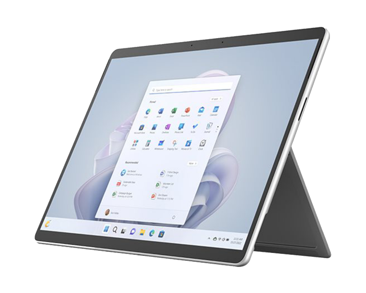 Microsoft Surface Pro 9 (13" 2K Touch, i5, 8GB, 256GB SSD, Platin)